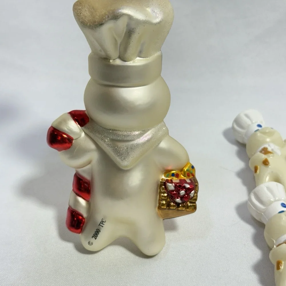 2000 Kurt Alder Polonaise‎ Pillsbury Doughboy Ornament And 10 Light Covers